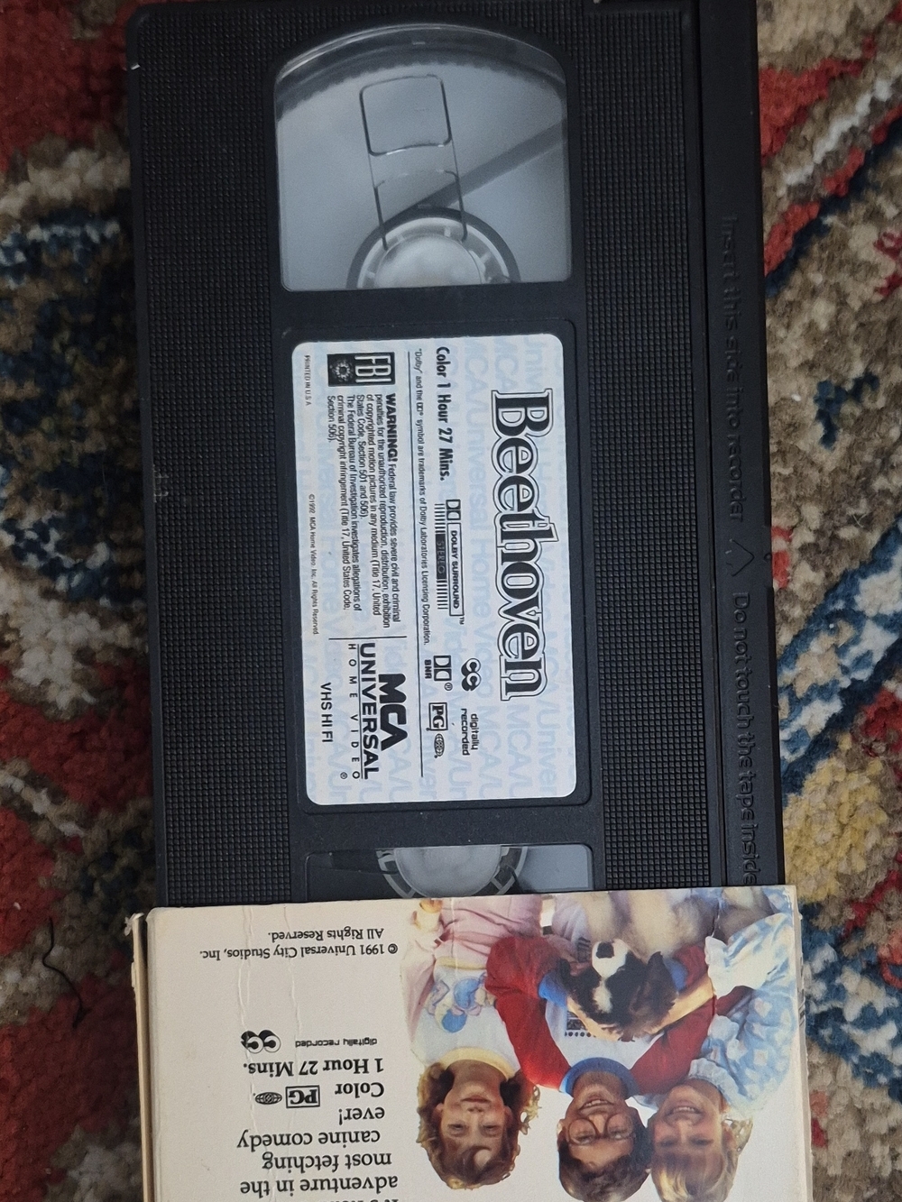 Beethoven VHS Tape - Black